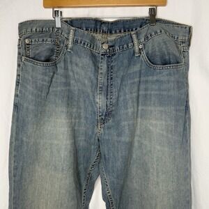 Levi's 559 Relaxed Straight Fit Jeans Big & Tall Men Size 42x32 Blue Light Wash